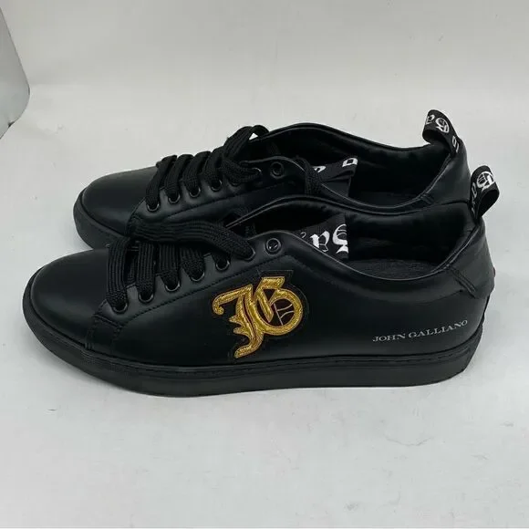 John Galliano Men’s Black Sneakers size 43